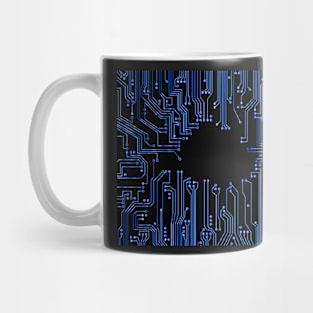 Electronic Circuit Pattern Mug